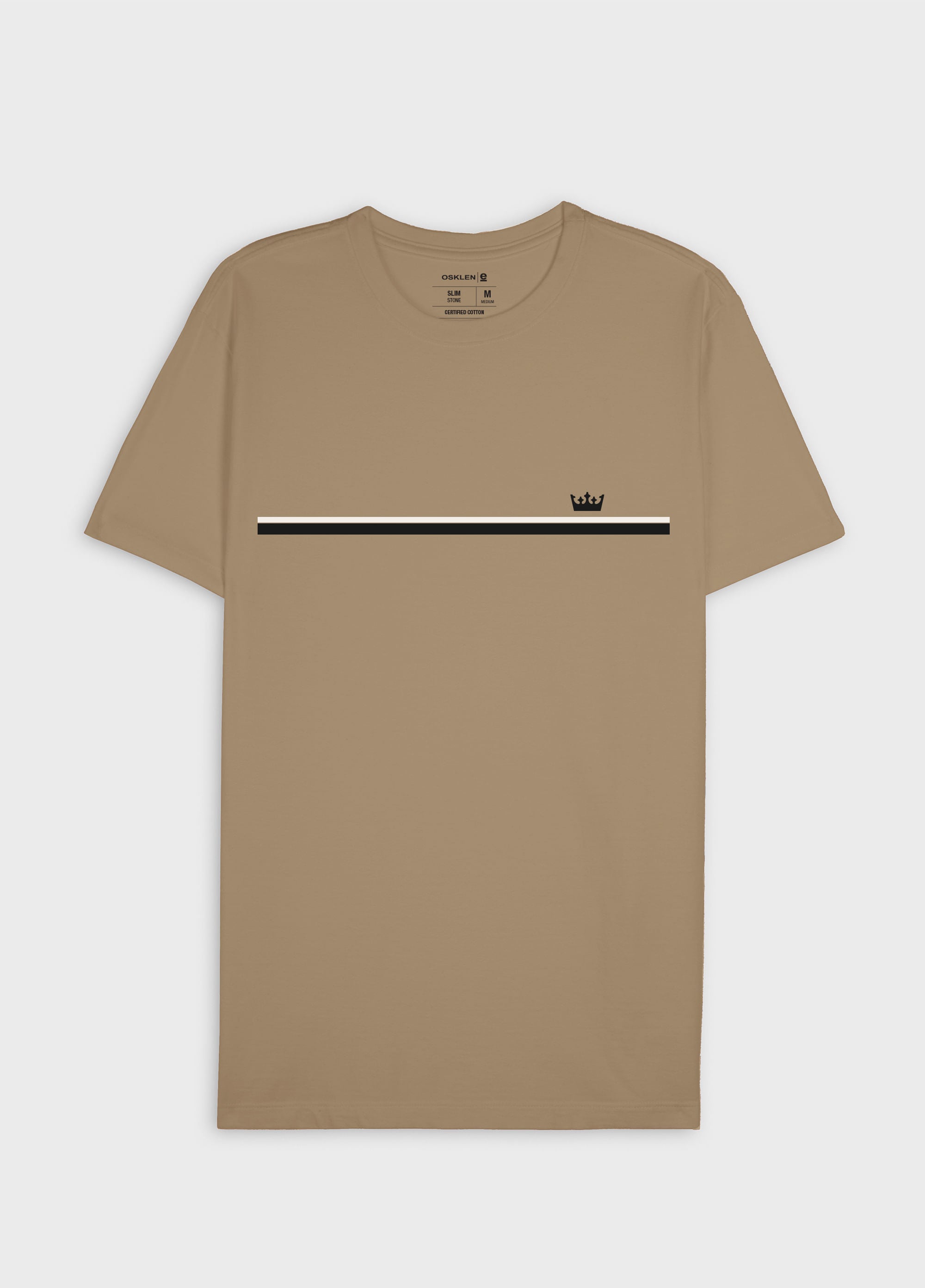 T-SHIRT SLIM VINTAGE LIST RIVA COROA MC