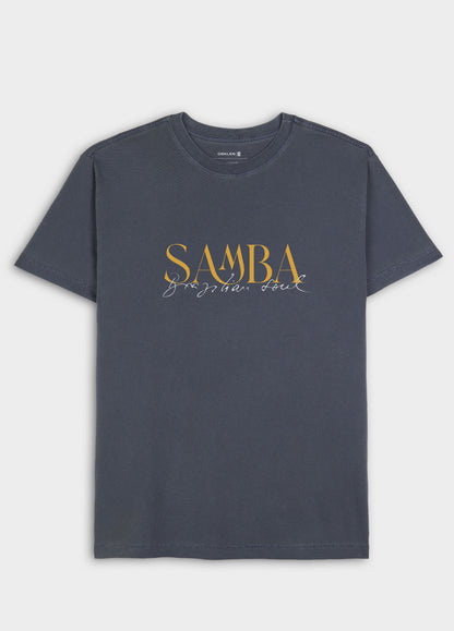 T-SHIRT STONE SAMBA SERIFADO MC