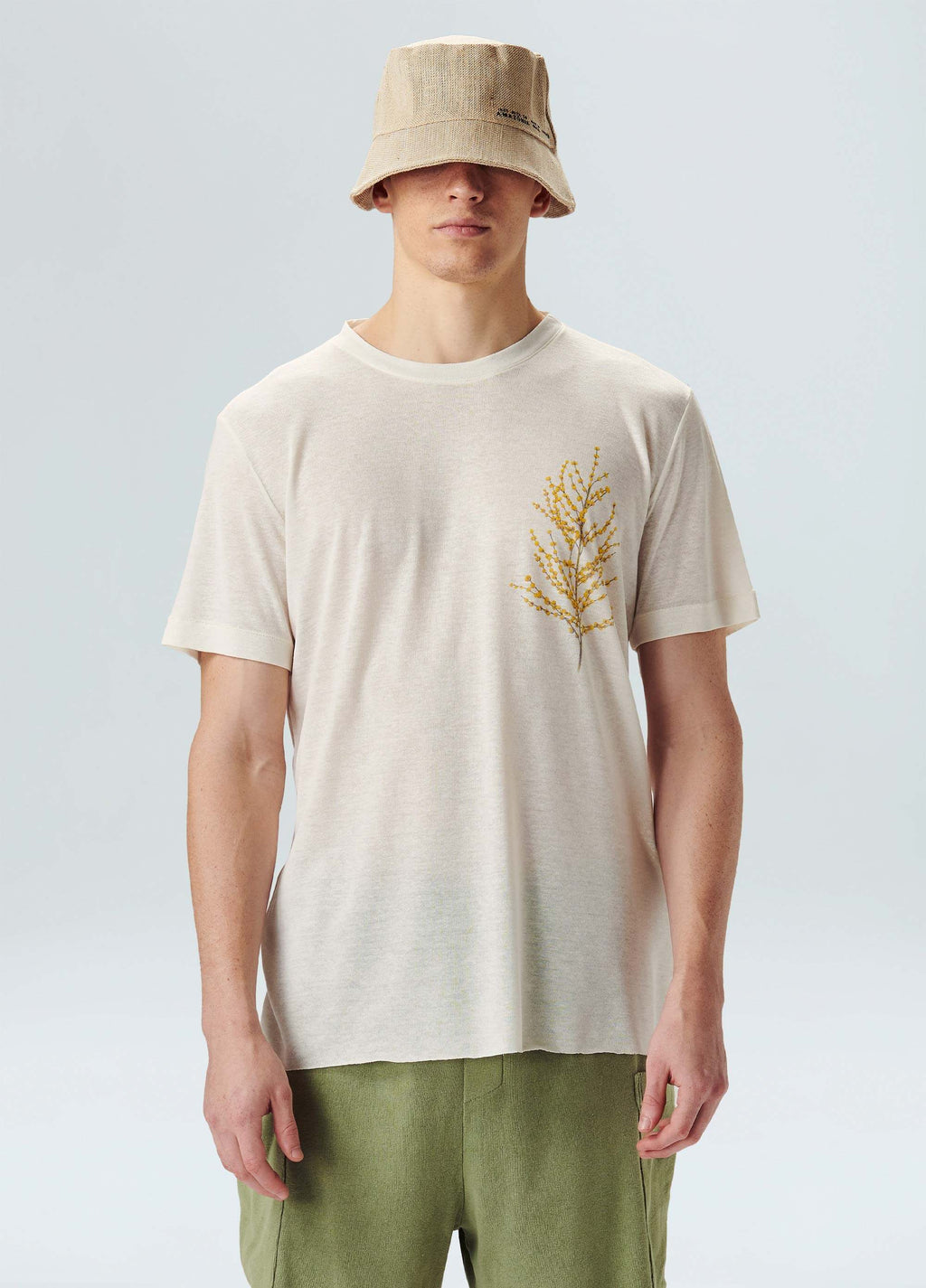 T-SHIRT LIGHT LINEN CHAMAEDORA