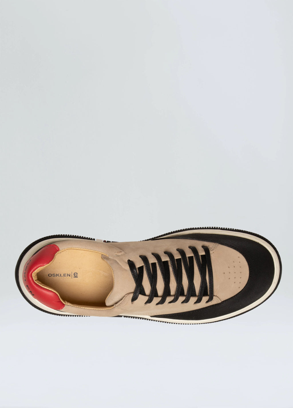 TENIS HYBRID LACES NOBUCK MASC EUCALIPTO/PRETO/VERMELHO
