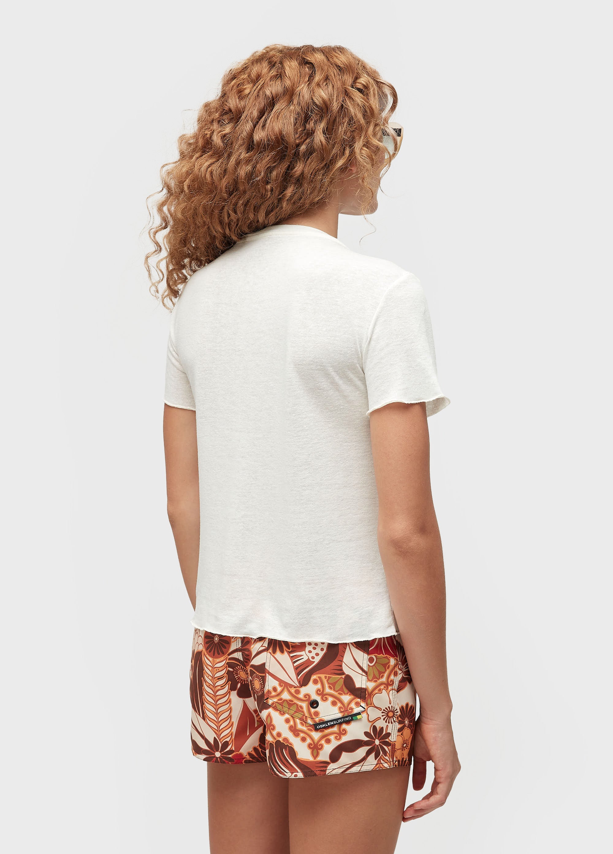T-SHIRT FEM  BRAZILIAN SOUL GOLD OFF-WHITE/DOURADO
