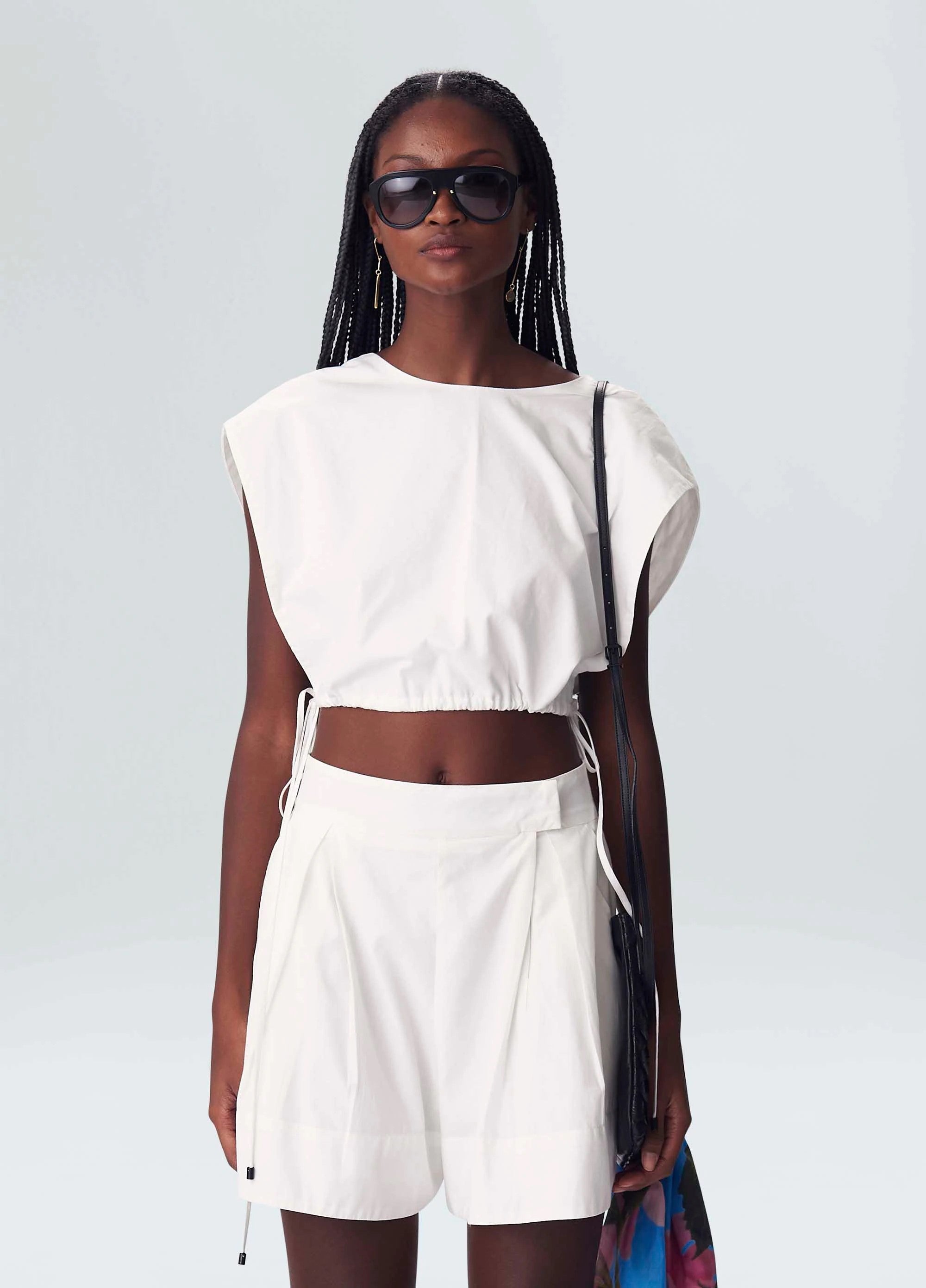 TOP TRICOLINE WHITE