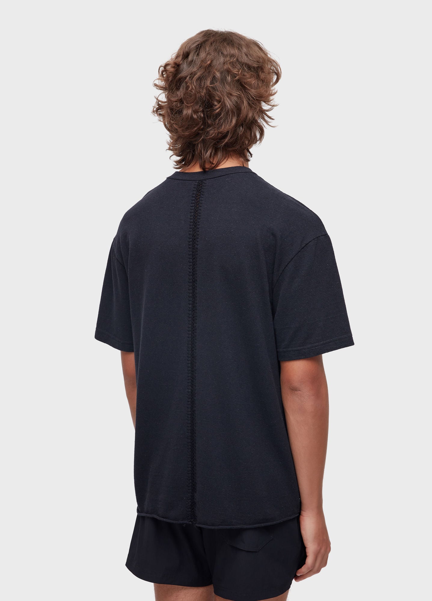 T-SHIRT OVER TROUGHT BACK CROCHET MC