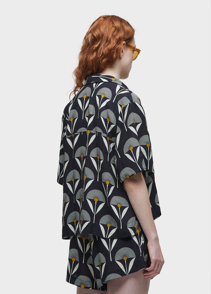 CAMISA MANGA CURTA SUNFLOWER DOTS