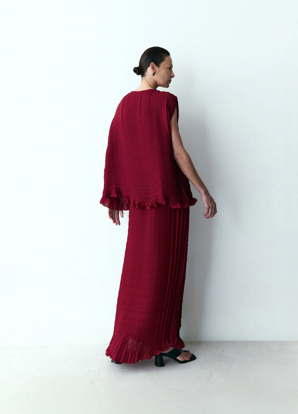 BLUSA PLEATS XADREZ