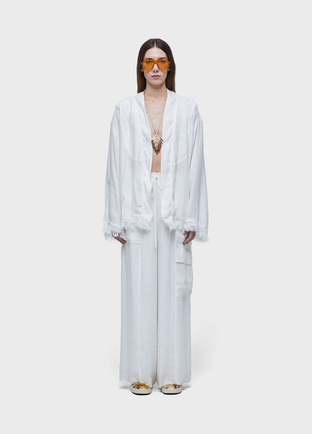 KIMONO CURTO LINHO RECICLADO