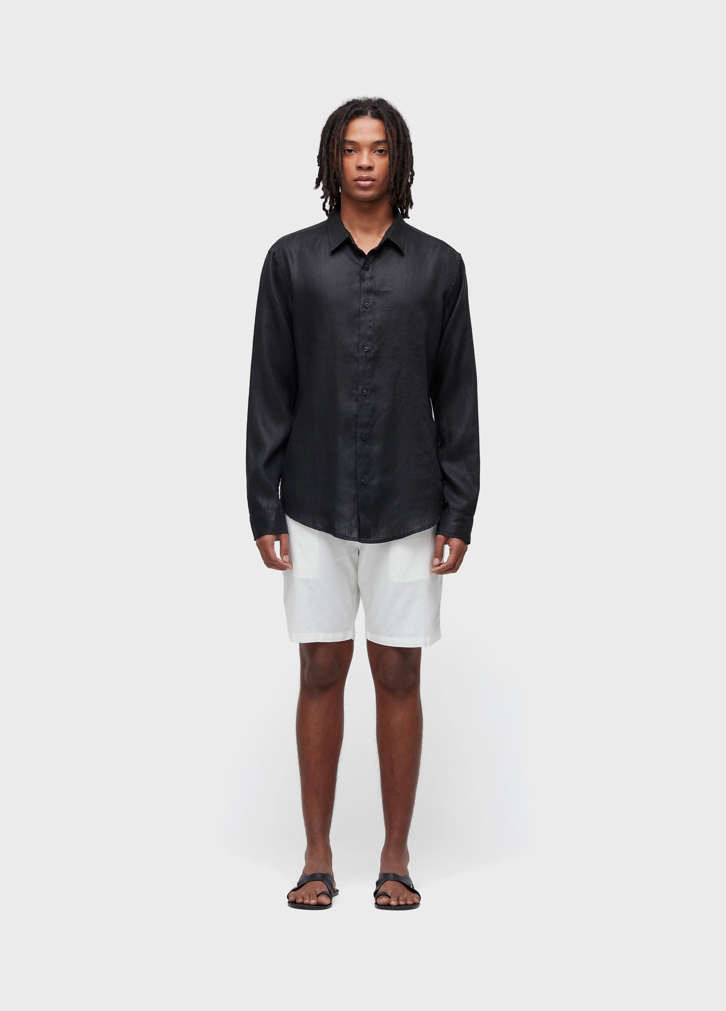 BERMUDA ALFAIATARIA BASIC LINEN