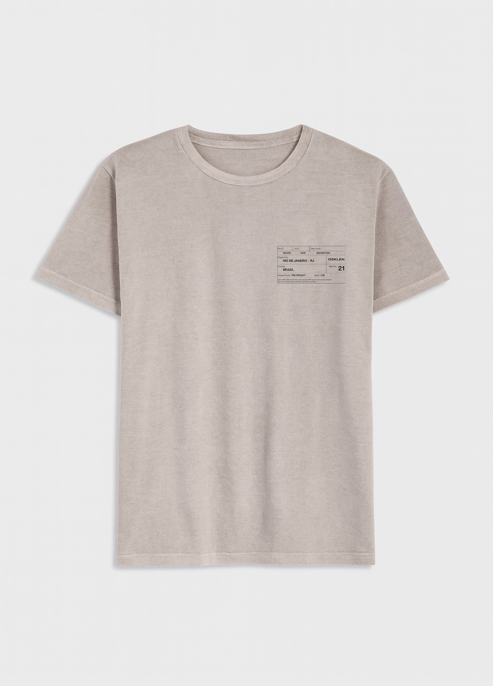 T-SHIRT STONE CARIMBO MC