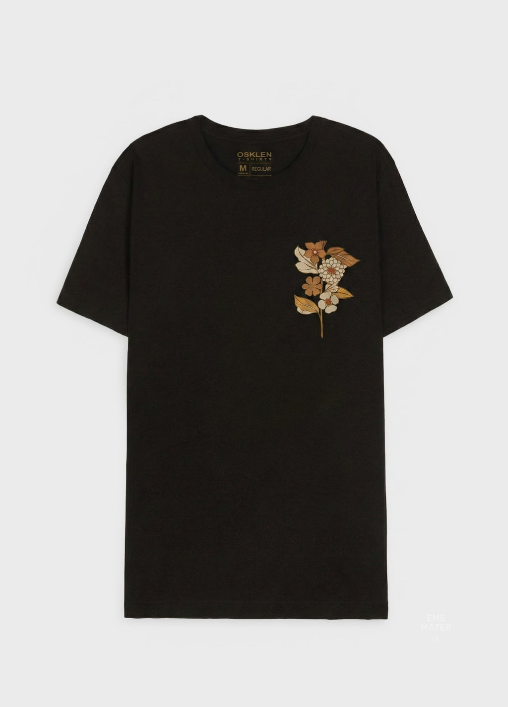T-SHIRT SLIM VINTAGE BLOOM MC