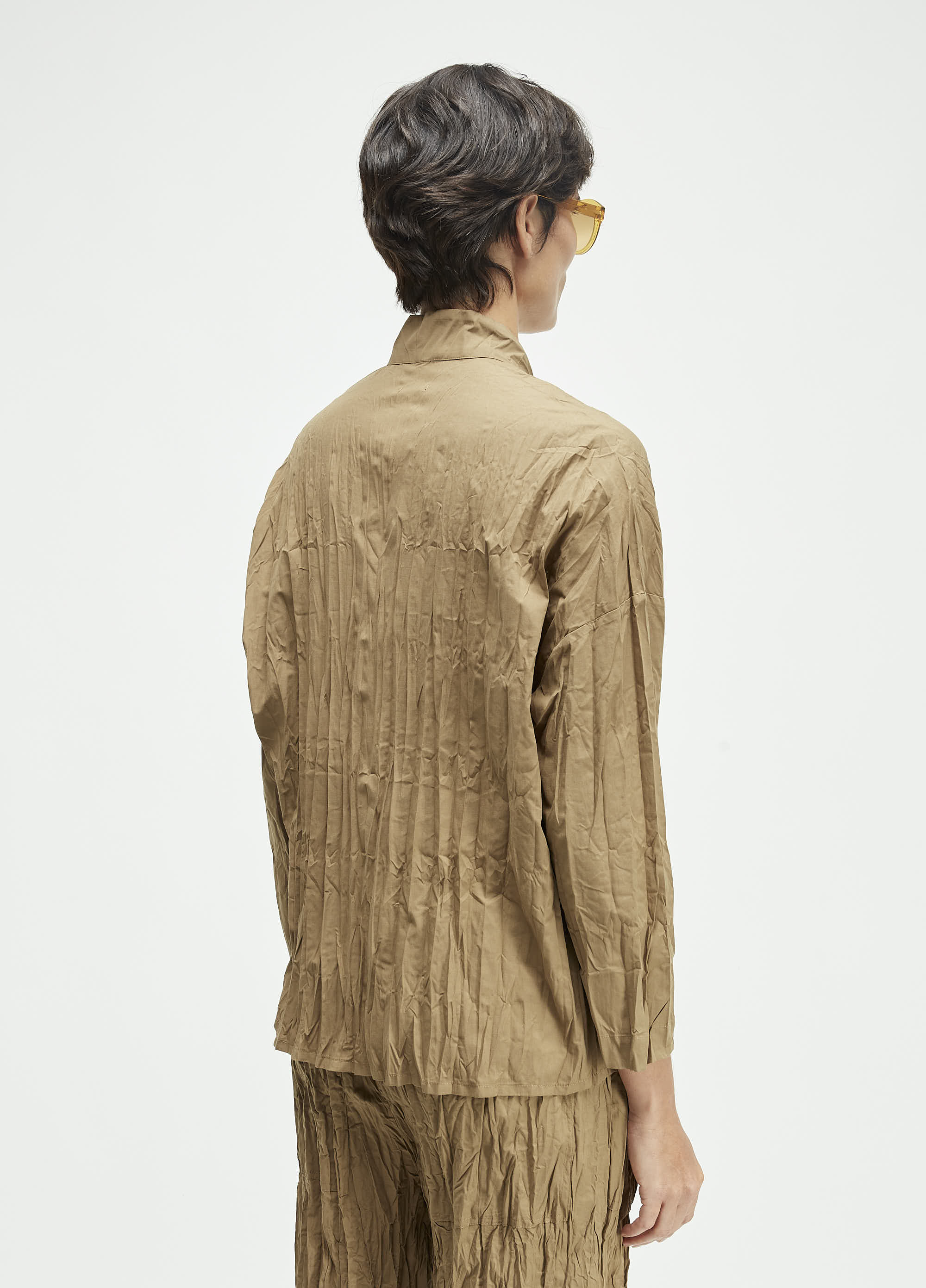 CAMISA ML TRICOLINE WRINKLE
