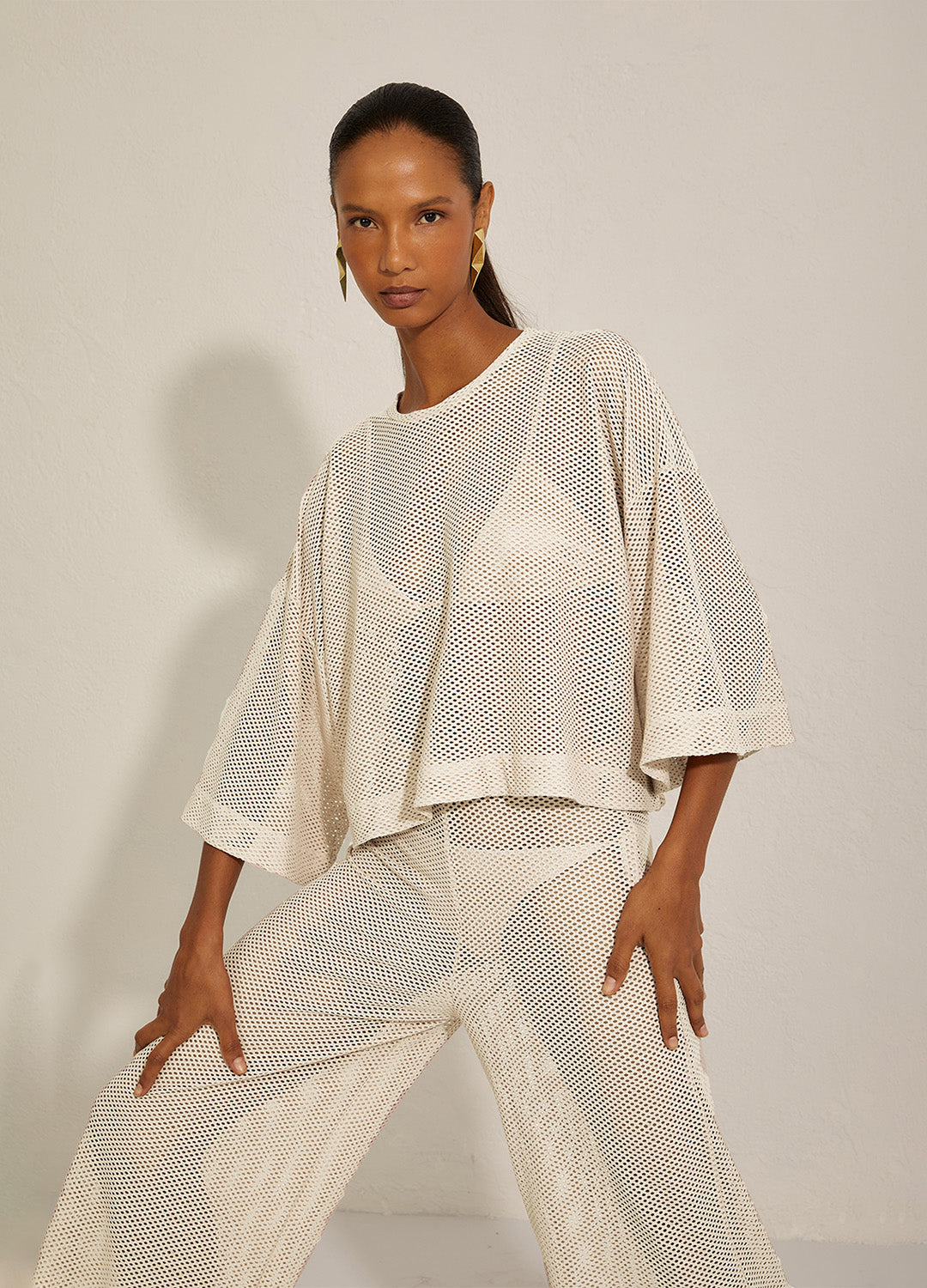 BLUSA TELA OFF-WHITE