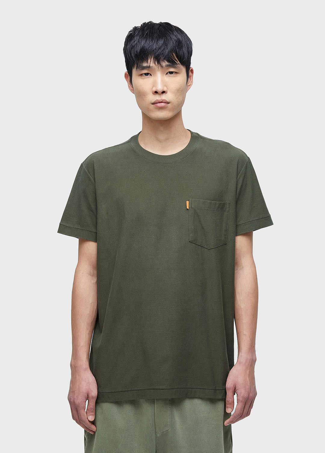T-SHIRT WASHED POCKET SPOT MC