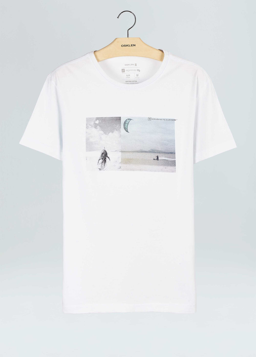 T-SHIRT STONE 2 KITES BRANCO