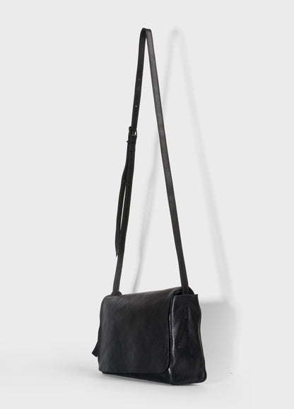 SMALL LEATHER CROSSBODY E-BASICS BAG