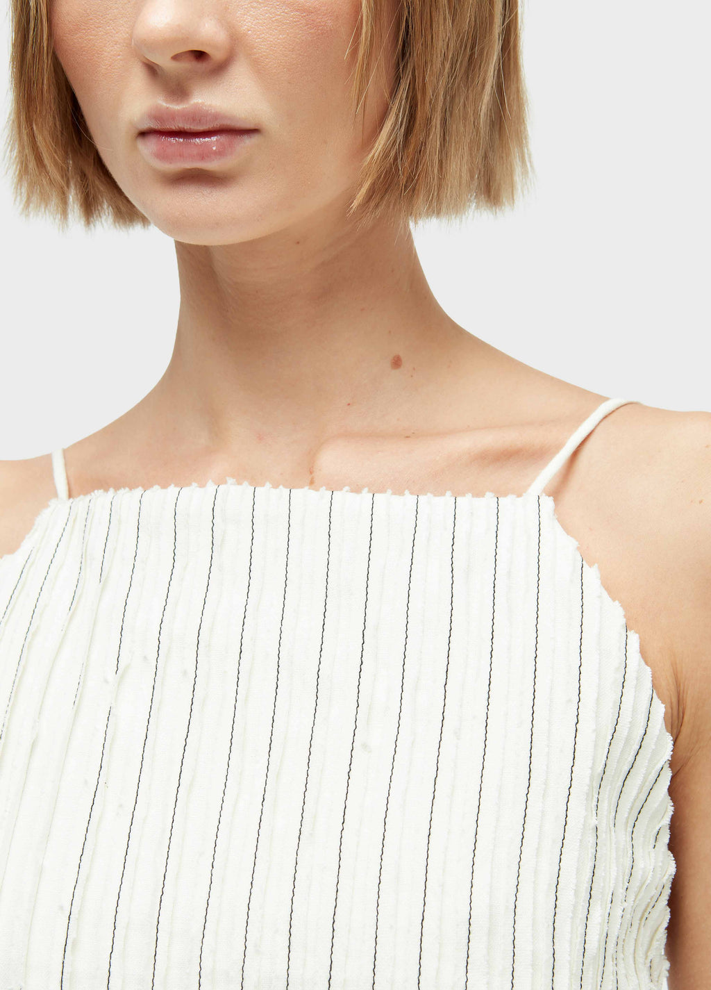 BLUSA TIRAS SMOKING LINEN