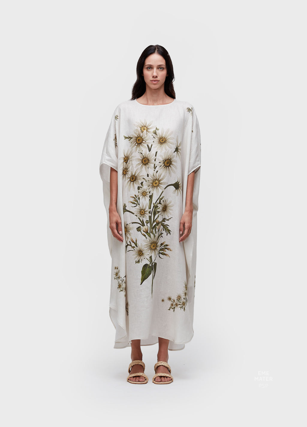 KAFTAN DAISY LIGHT OFF-WHITE/AMARELO