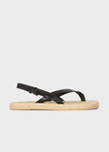 SANDÁLIA FLAT CORDA COURO EBASICS