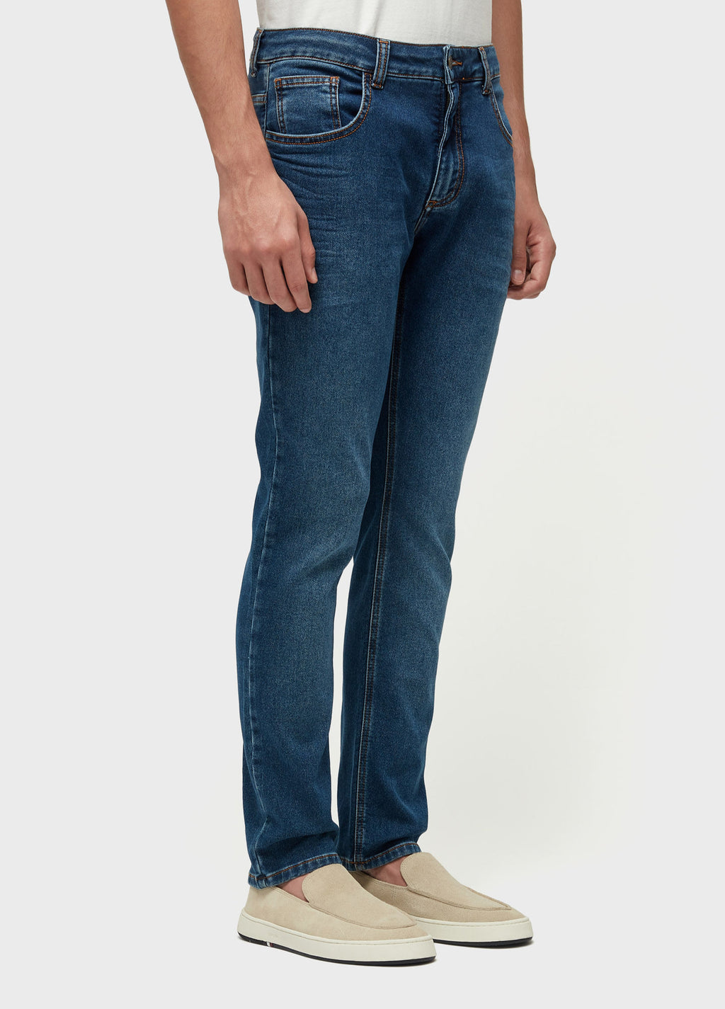 CALCA JEANS COMFORT NEW AZUL ESCURO