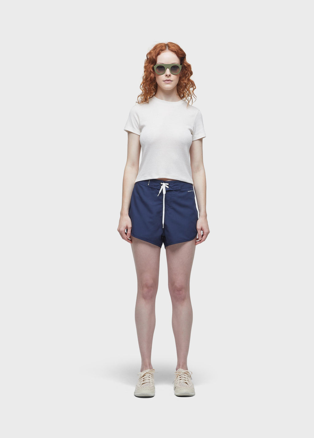 BABY TEE FEM SOFT RIB OFF-WHITE