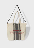 BOLSA TOTE LONA PRANCHAO NATURAL/PRETO
