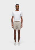SHORT FLUID LINEN PLEATS
