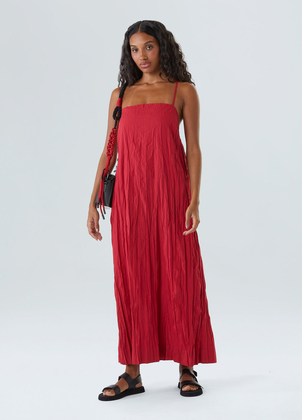 VESTIDO PLEAT MIDI