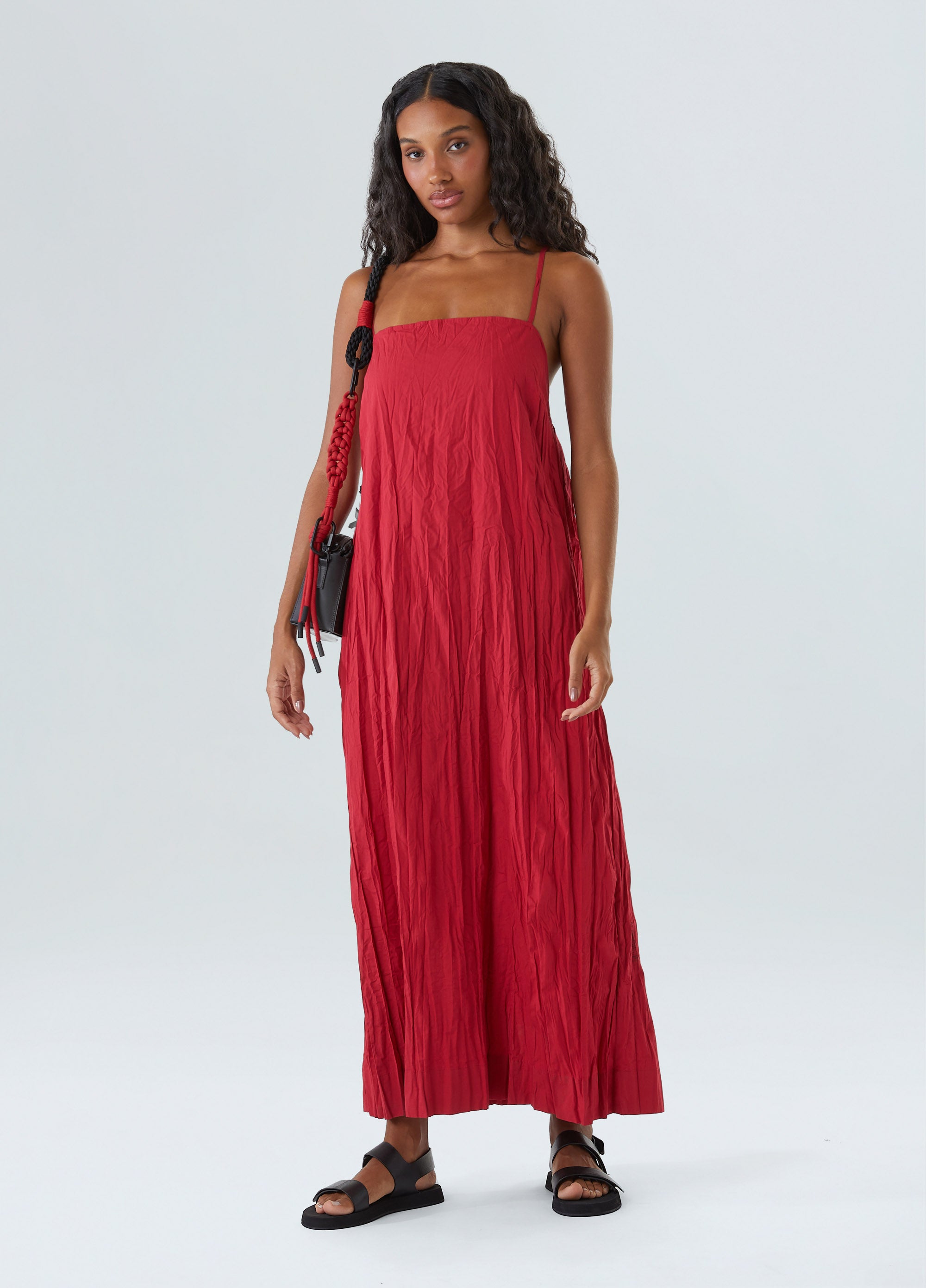 VESTIDO PLEAT MIDI