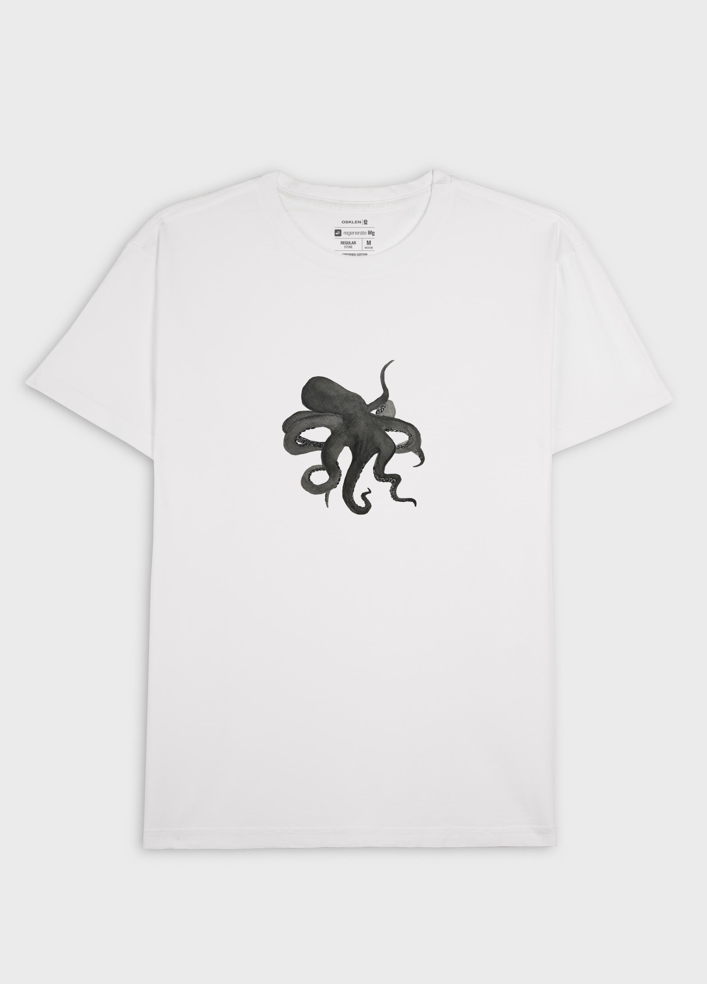T-SHIRT STONE OCTOPUS MC