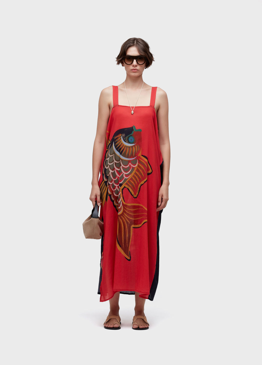 VESTIDO PAREO PEIXE RED