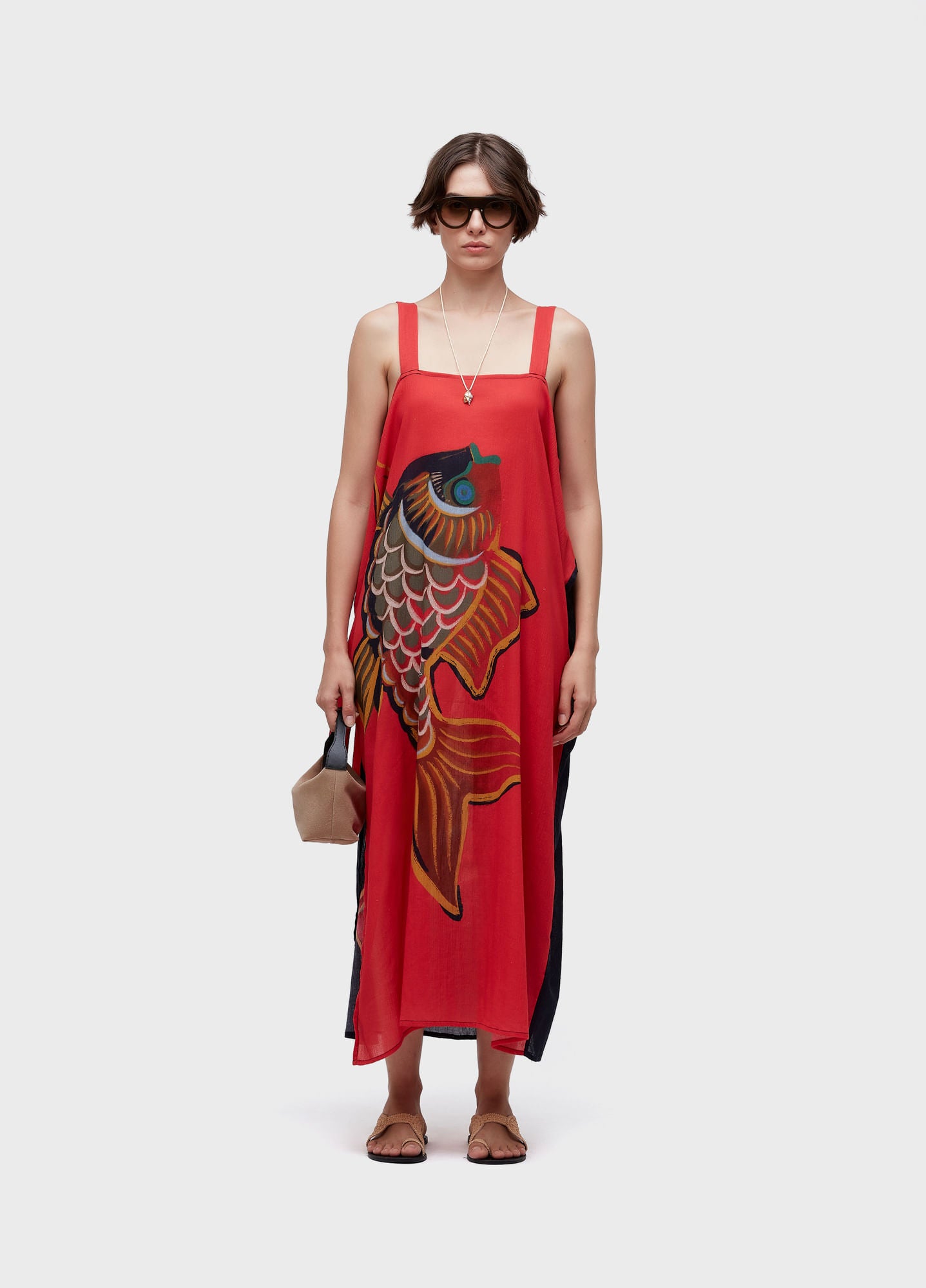 VESTIDO PAREO PEIXE RED