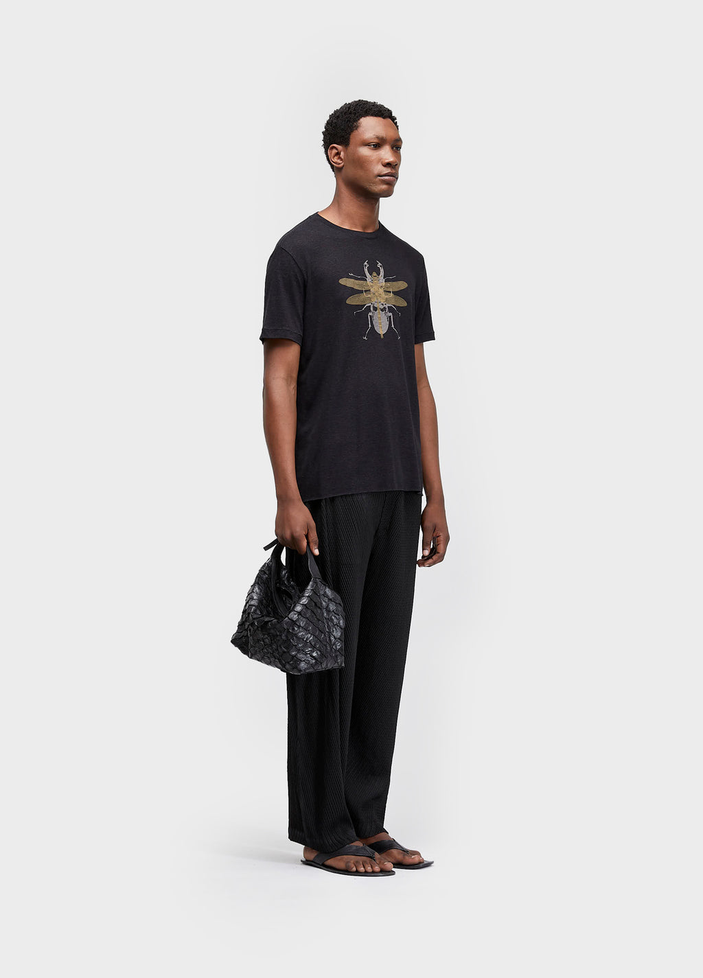 T-SHIRT LIGHT LINEN BUGS MC