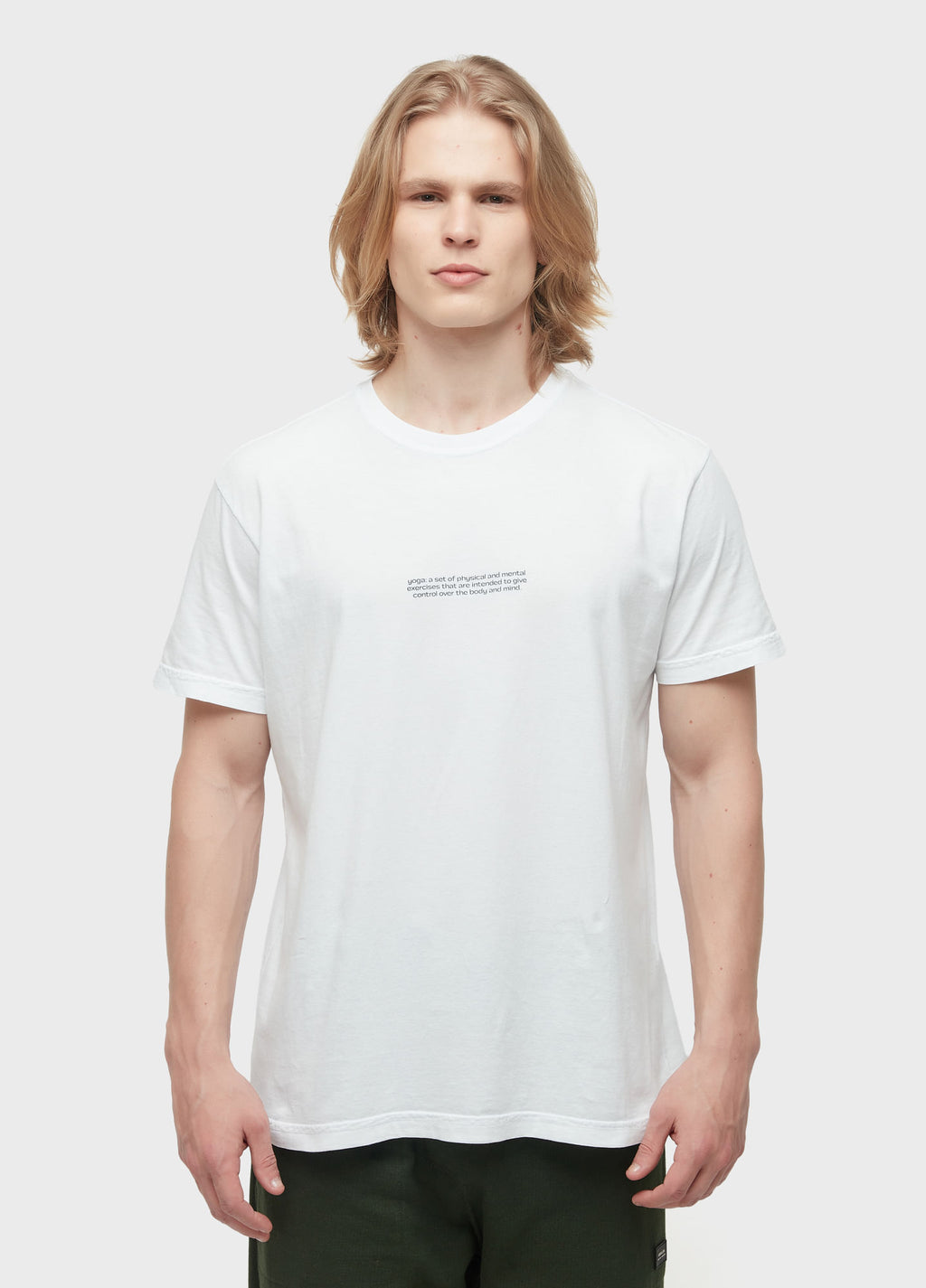 T-SHIRT STONE YOGUE MANDALA BACK MC BRANCO