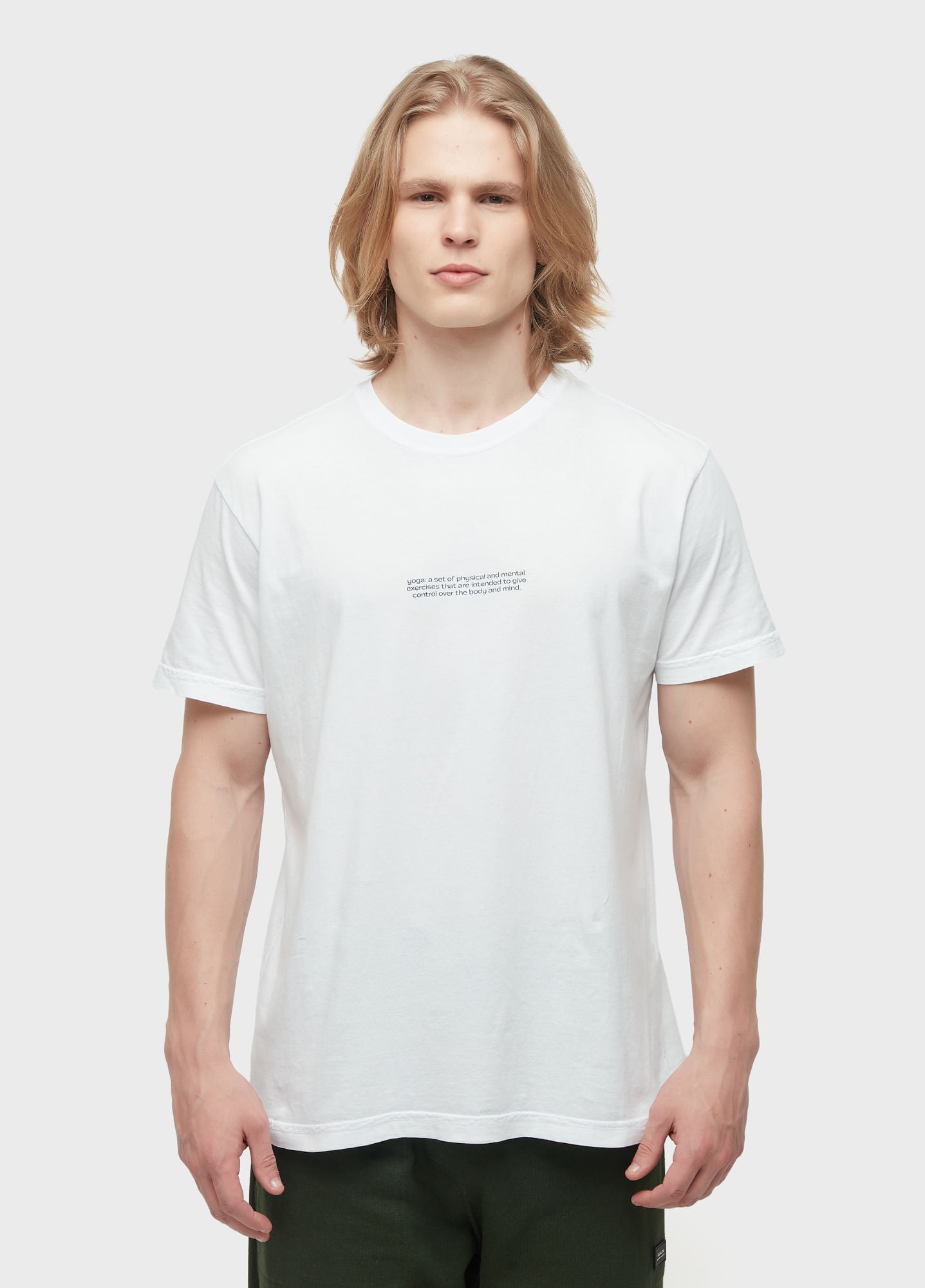 T-SHIRT STONE YOGUE MANDALA BACK MC BRANCO
