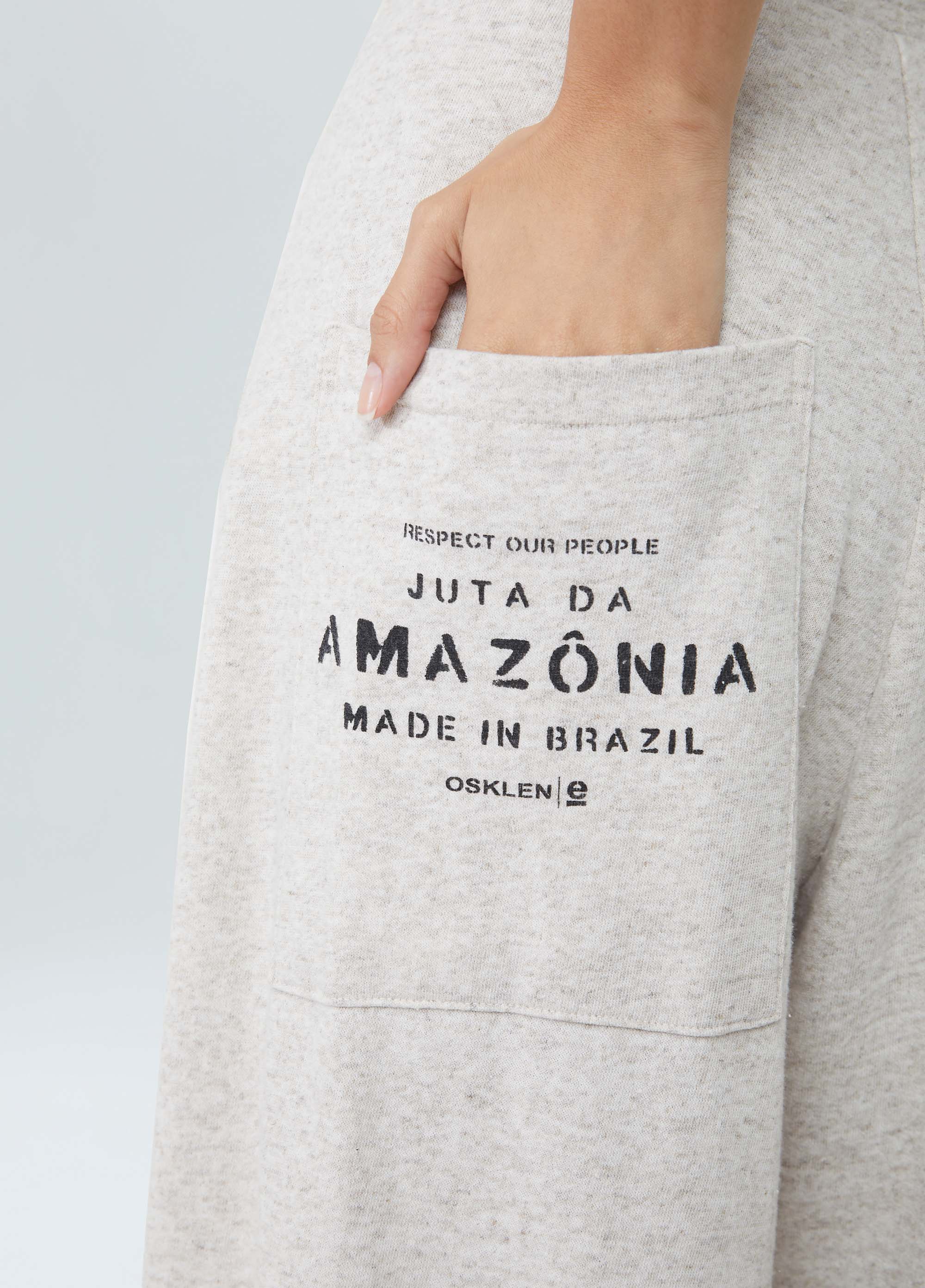 CALÇA MOLETOM JUTA DA AMAZÔNIA