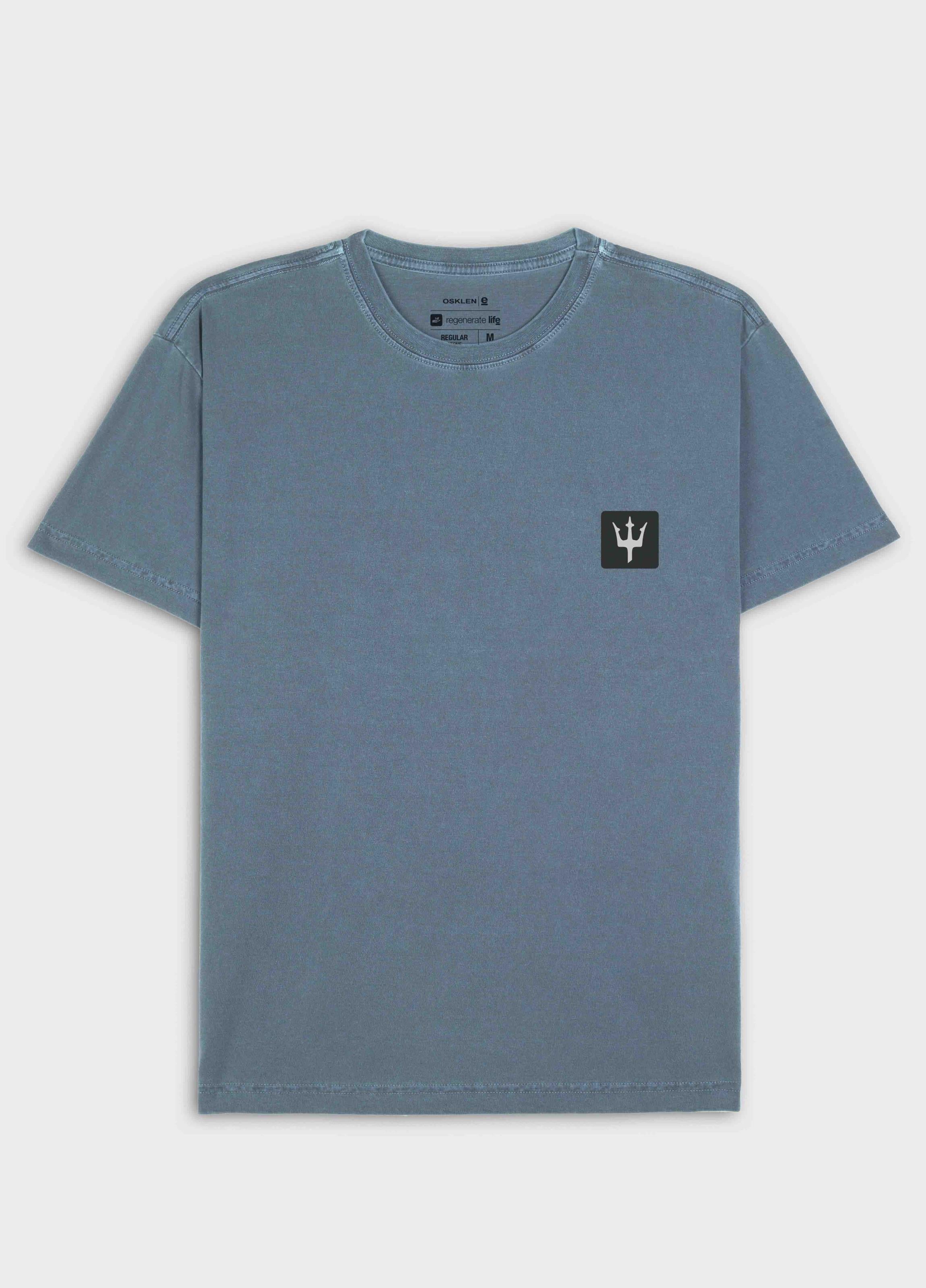 T-SHIRT STONE TRIDENTE MINI MC AZUL MAR