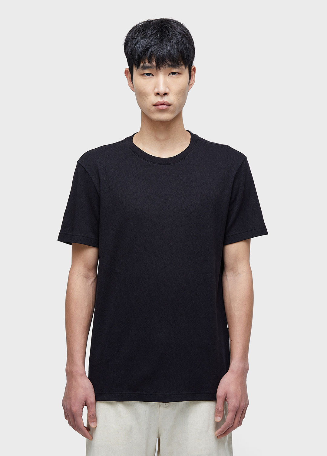 T-SHIRT RIBBED ROUGH MC