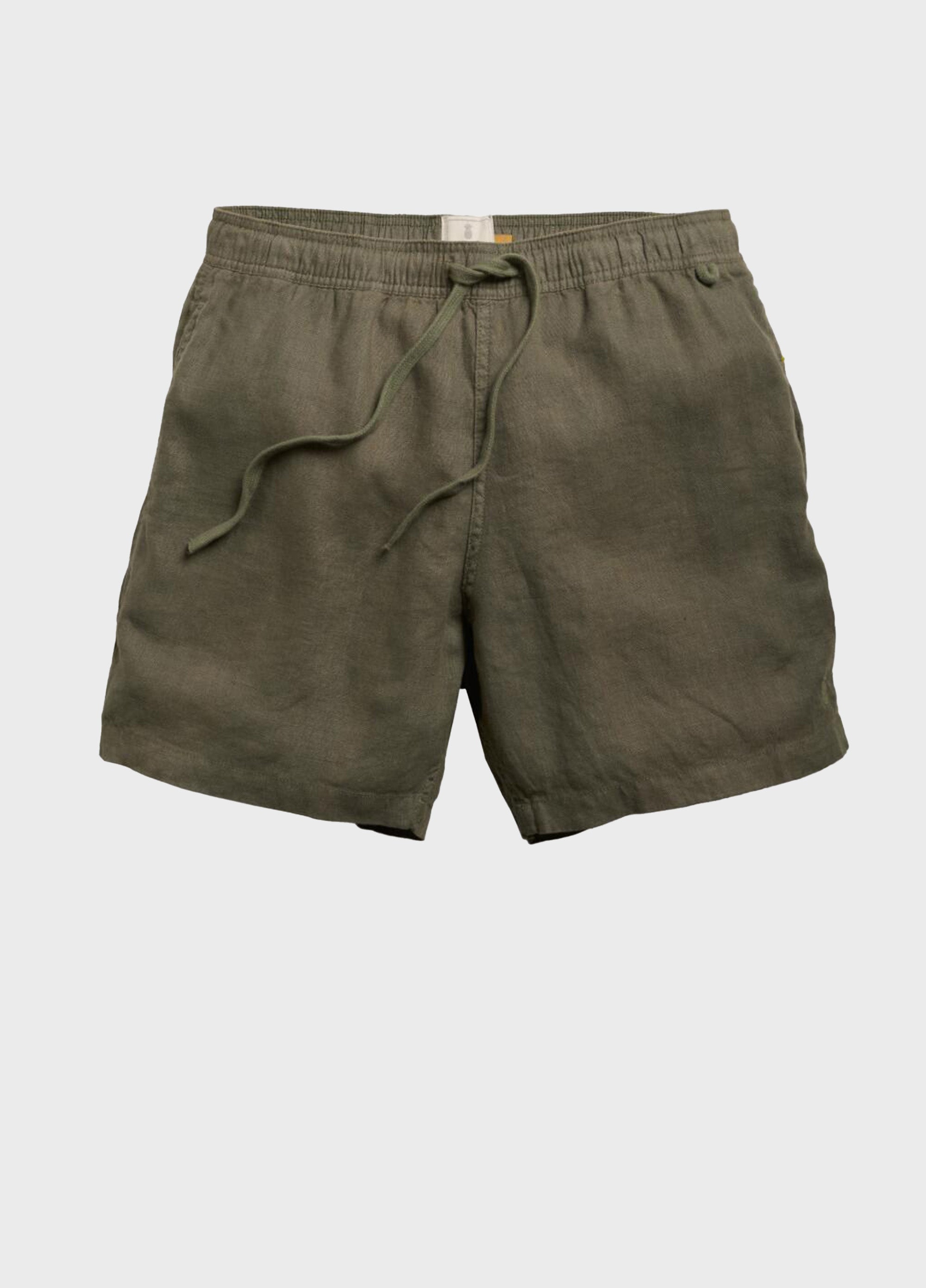SHORT 100% LINHO VERDE MUSGO