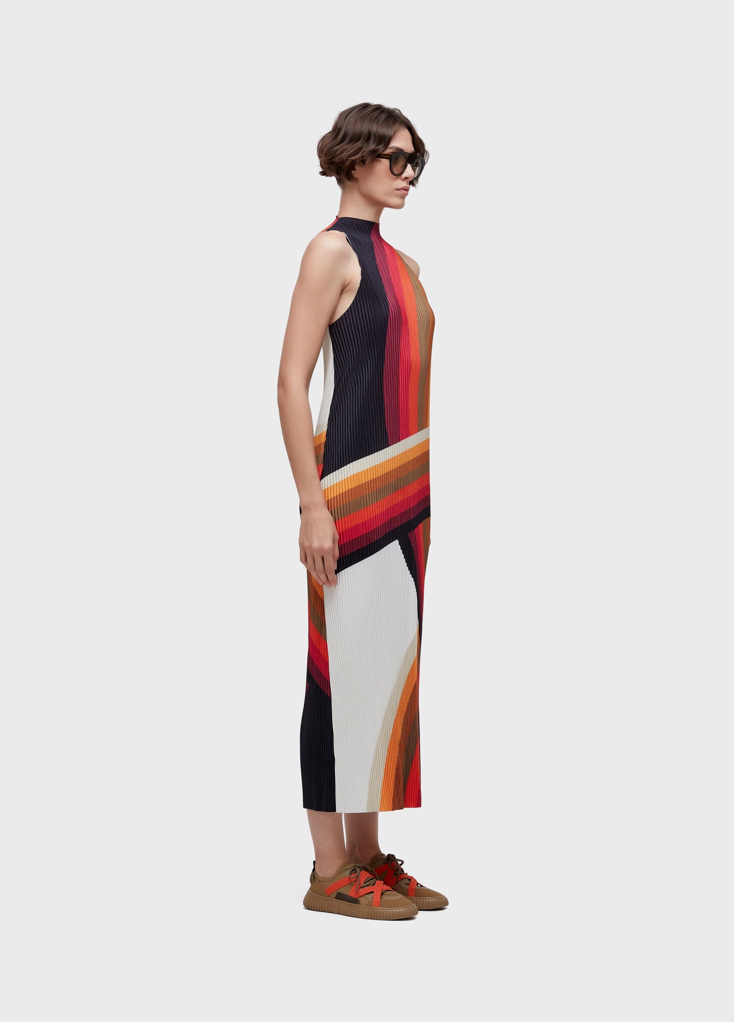 VESTIDO RAGLAN LONGUI PLISSE ONDA