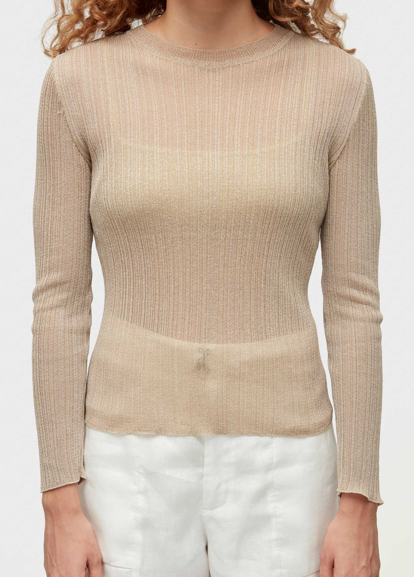 BLUSA ML TRICOT OURO