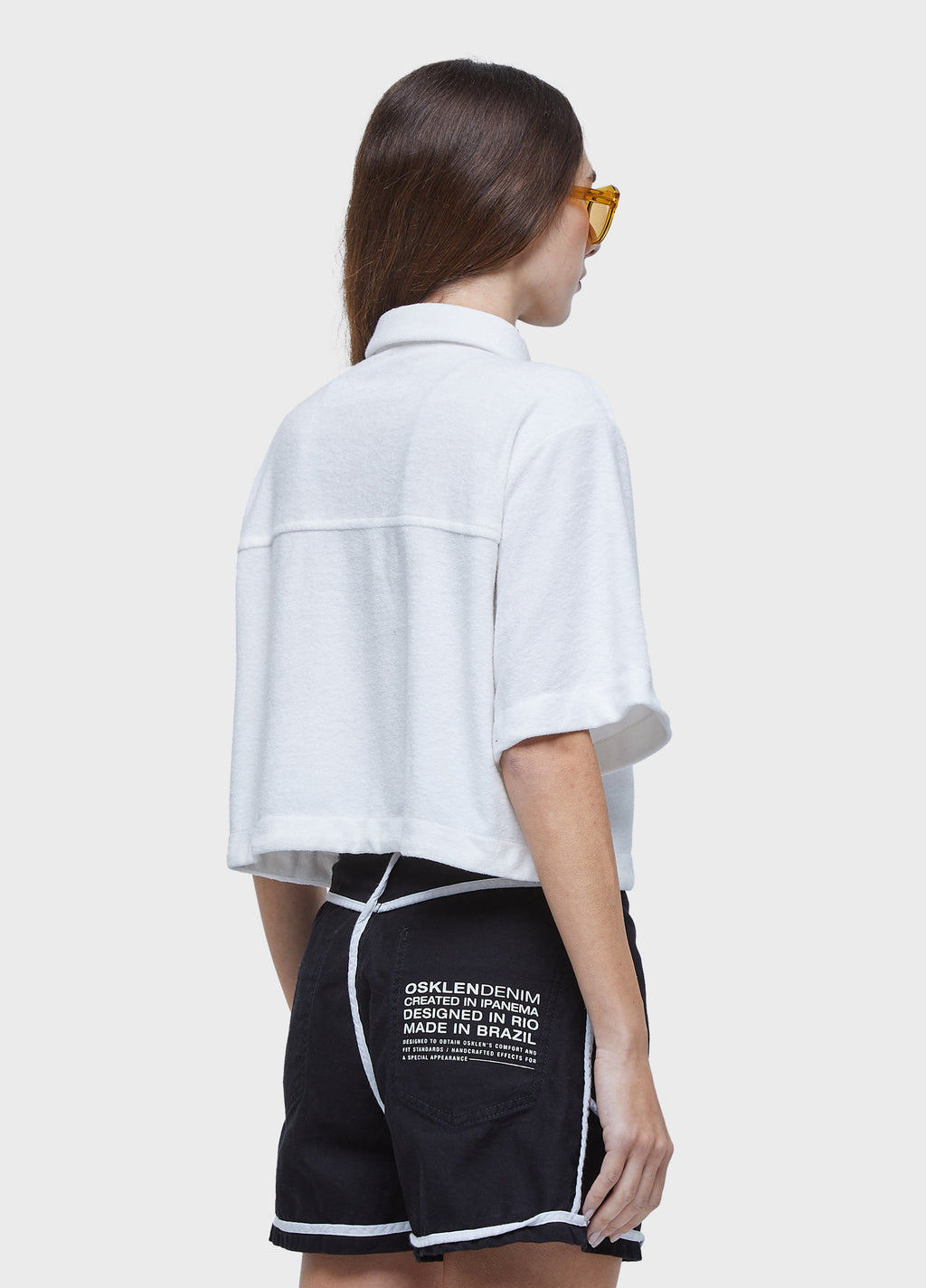 CAMISA ATOALHADA OFF-WHITE
