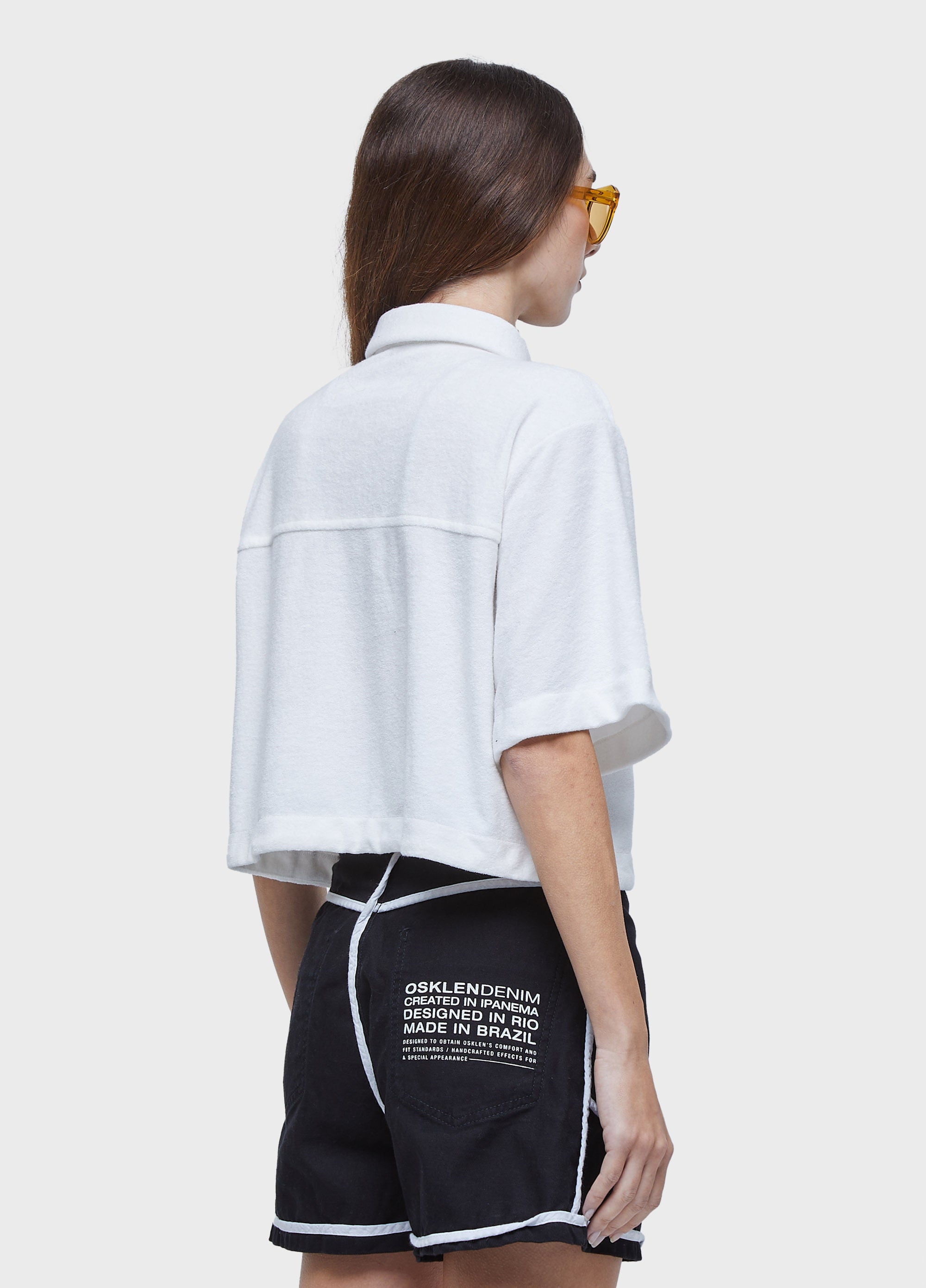 CAMISA ATOALHADA OFF-WHITE