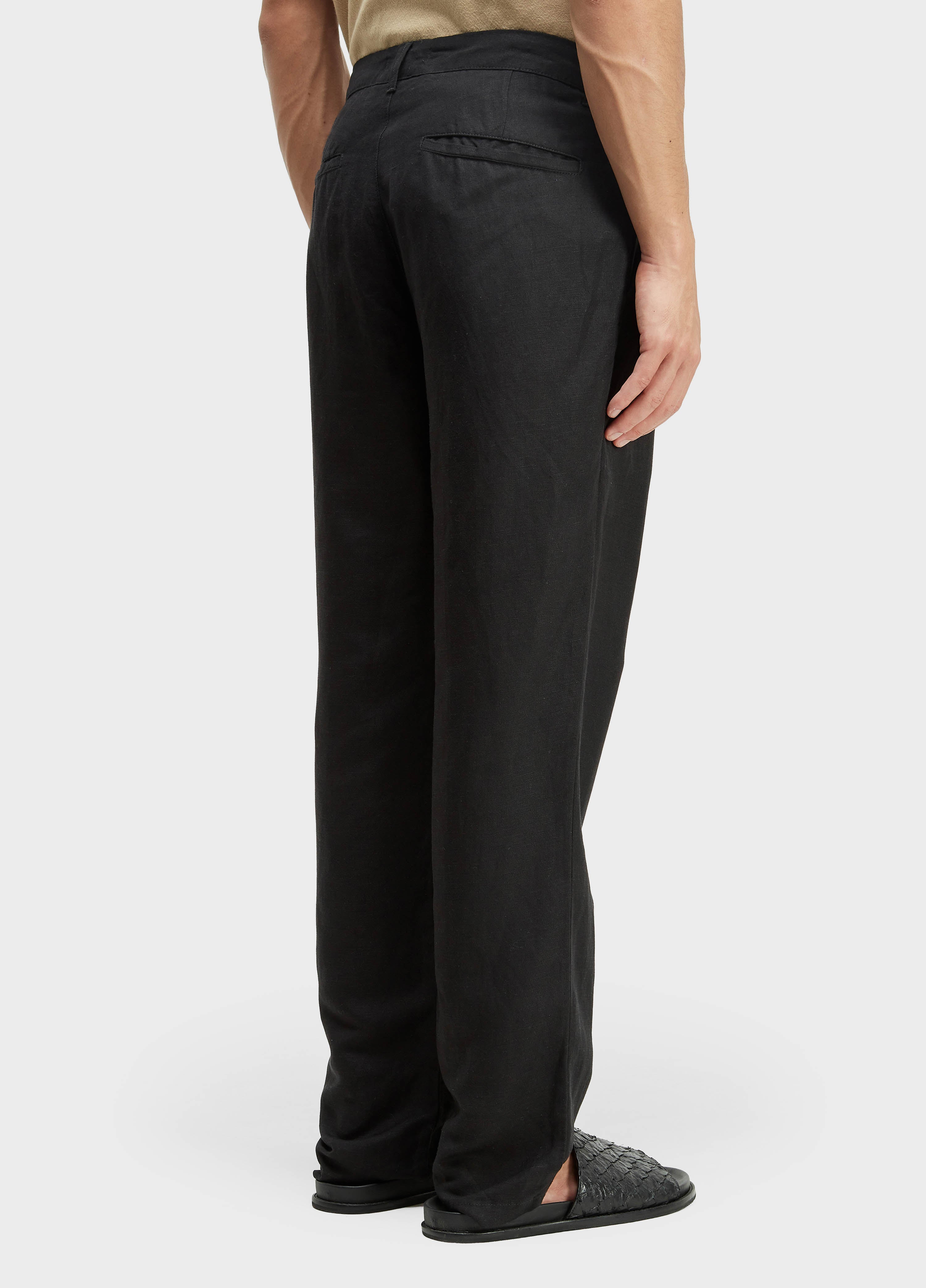 CALCA ALFAIATARIA FLUID LINEN