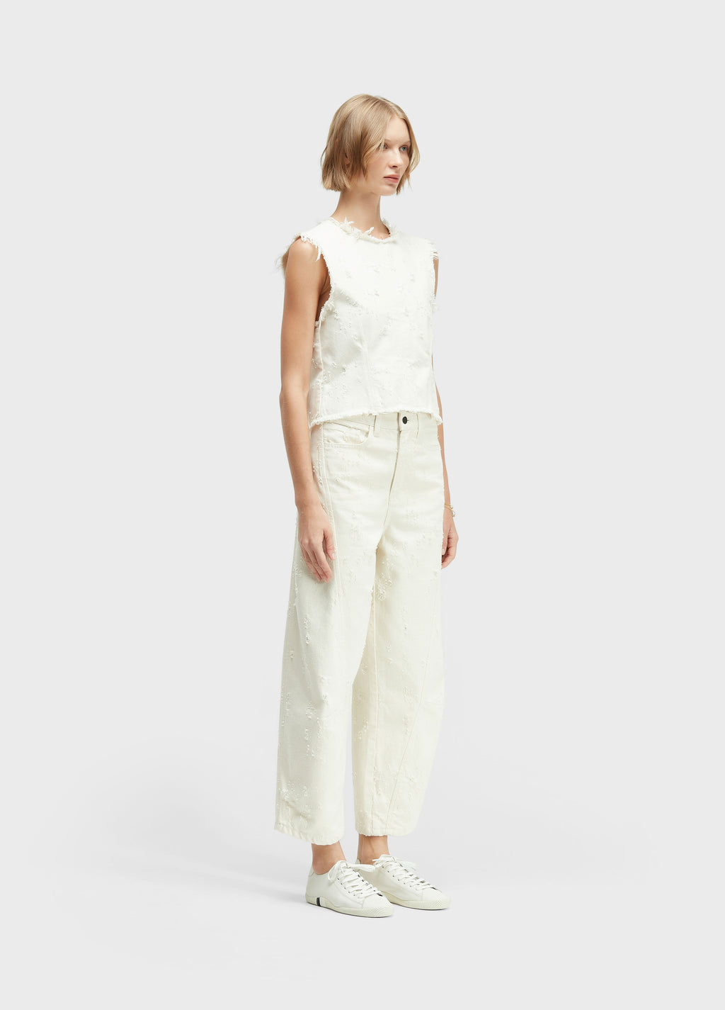 BLUSA SLEEVELESS DENIN TEXTURE