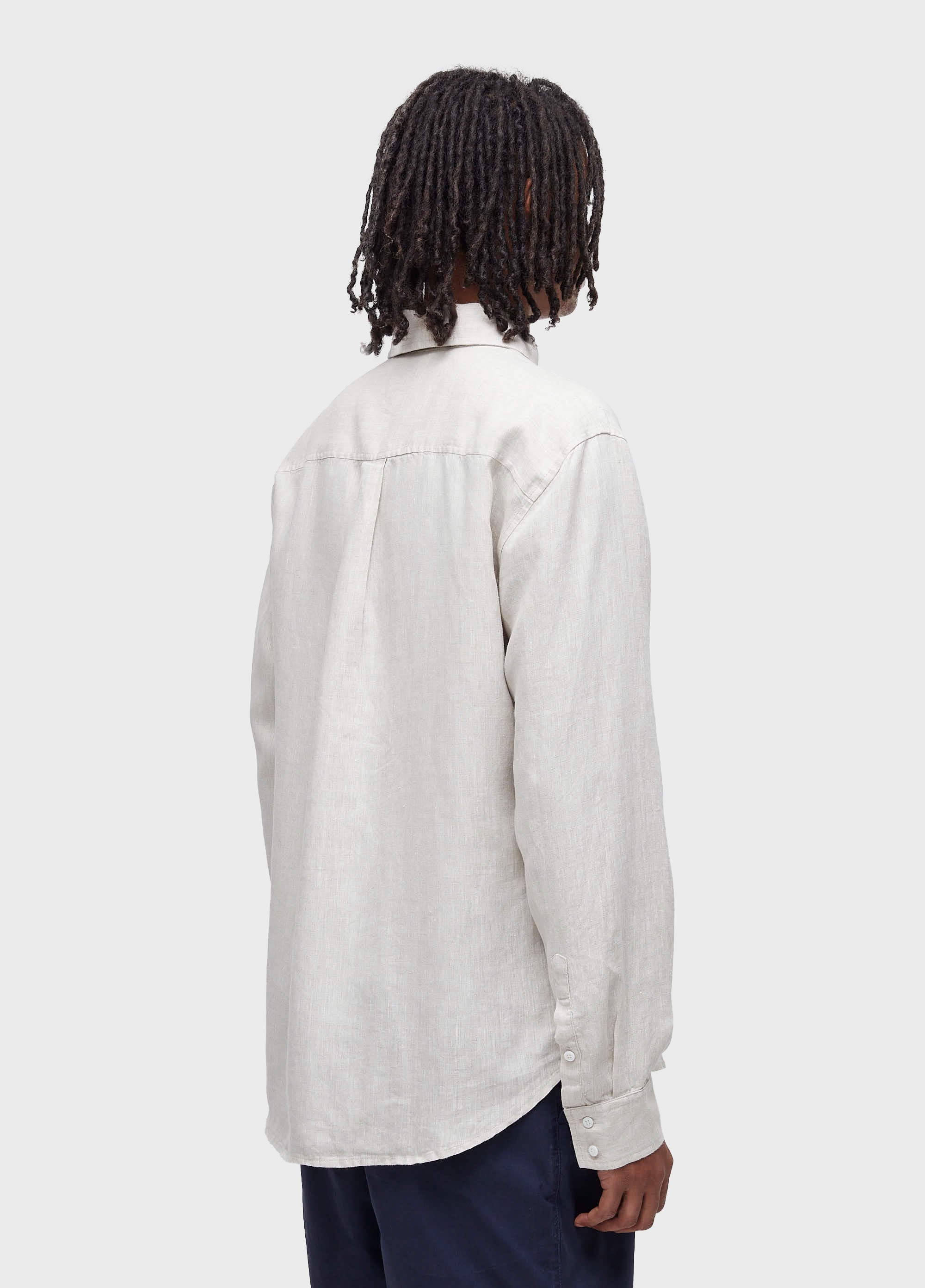 CAMISA CLASSIC LINEN ML SEM BOLSO