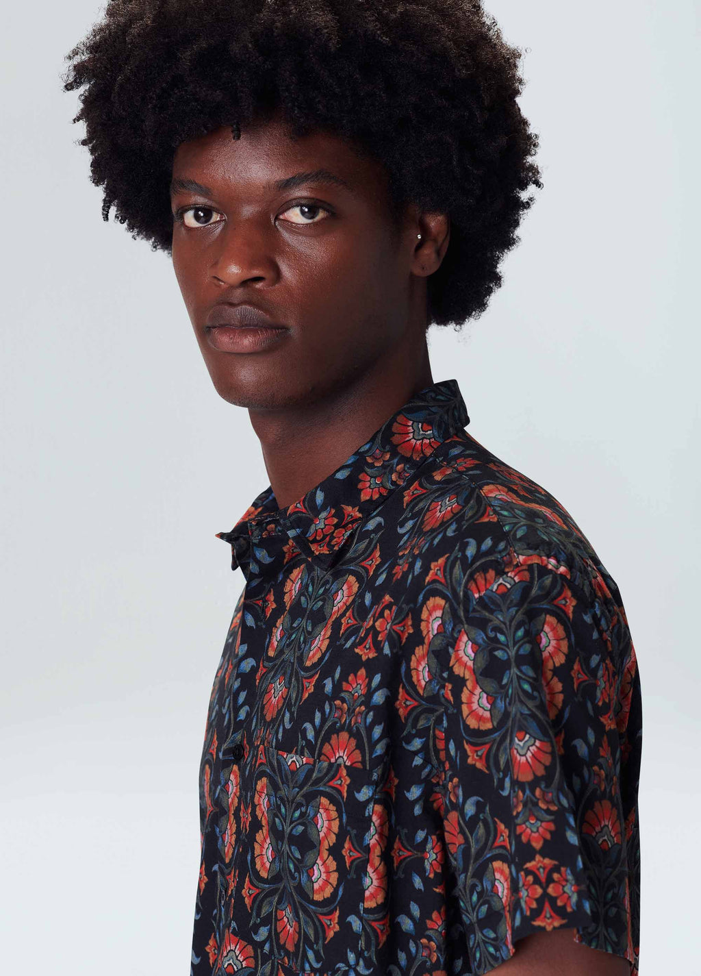 CAMISA TAJ MC PRETO/VERMELHO