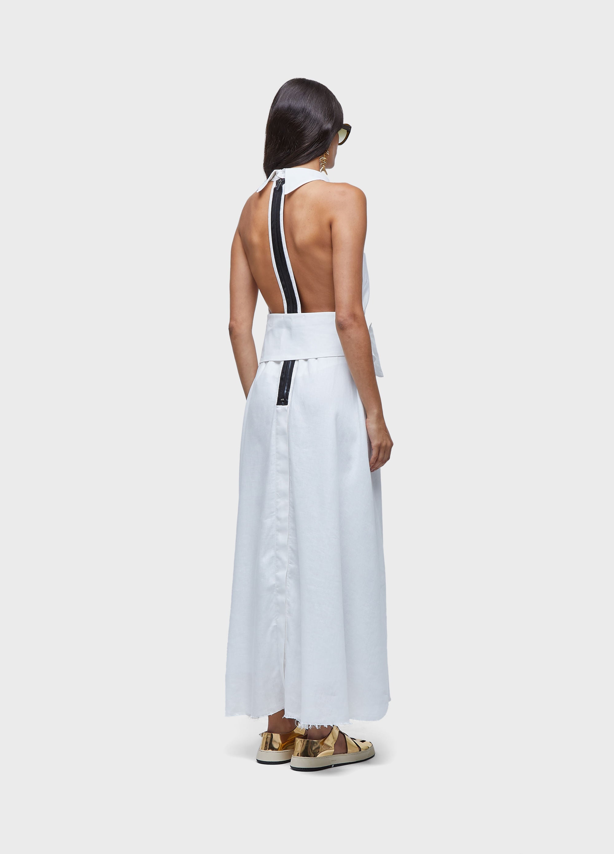 VESTIDO LONGO SMOKING