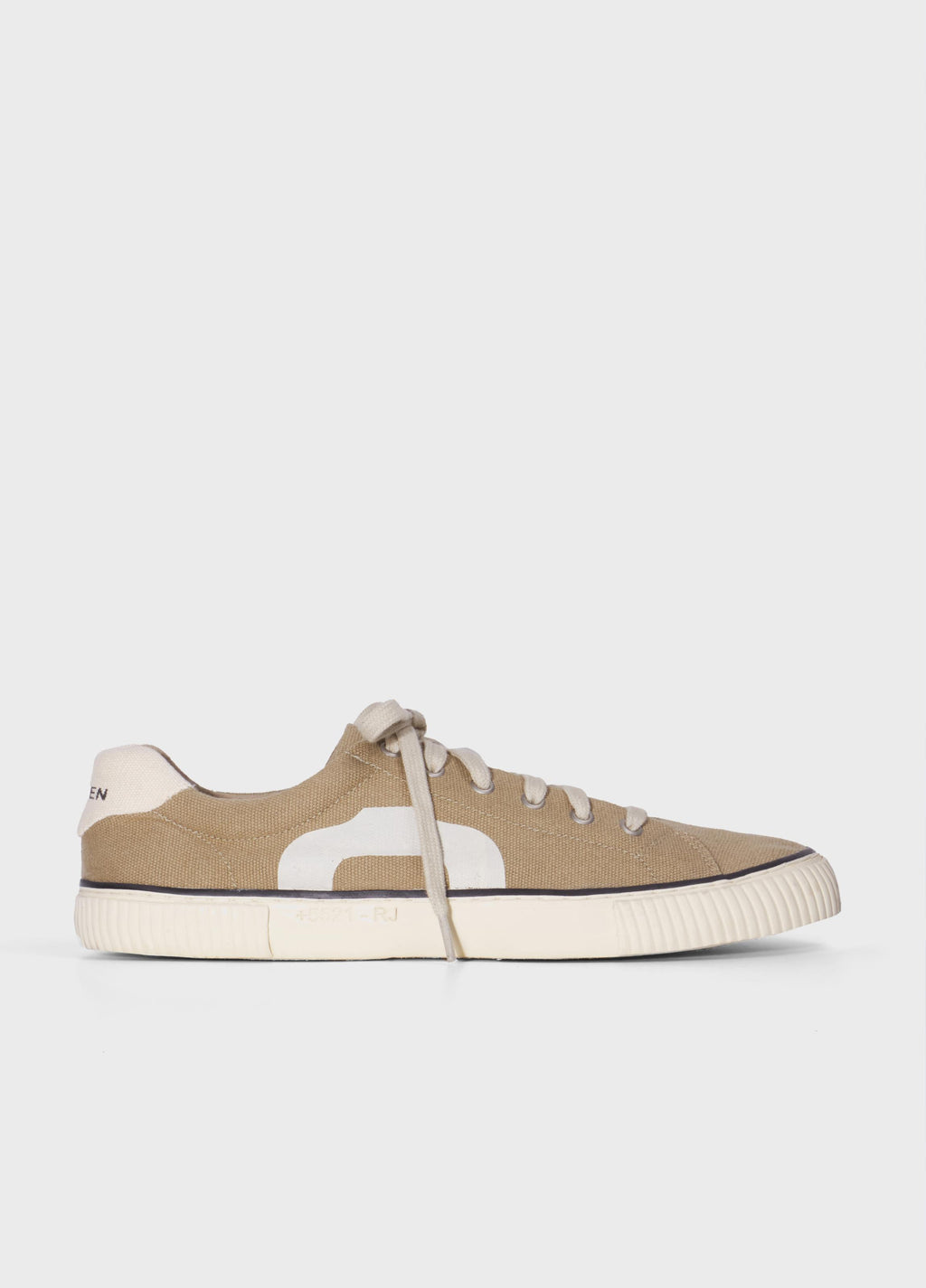 TÊNIS LONA +5521 M CAQUI/OFF-WHITE