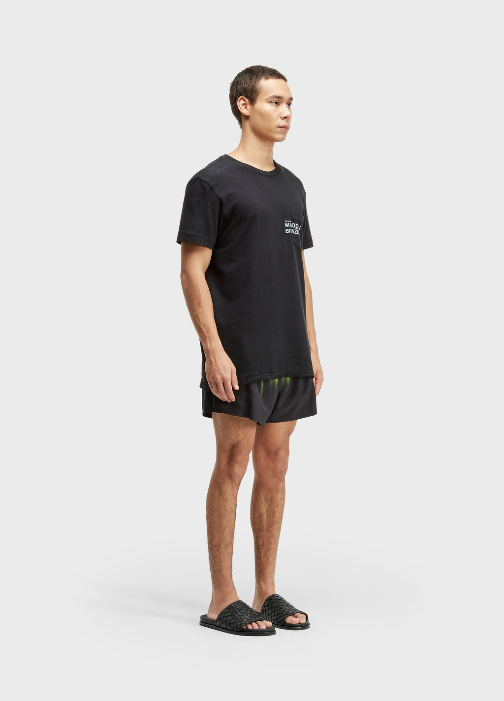T-SHIRT POCKET MADE IN BRAZIL PRETO