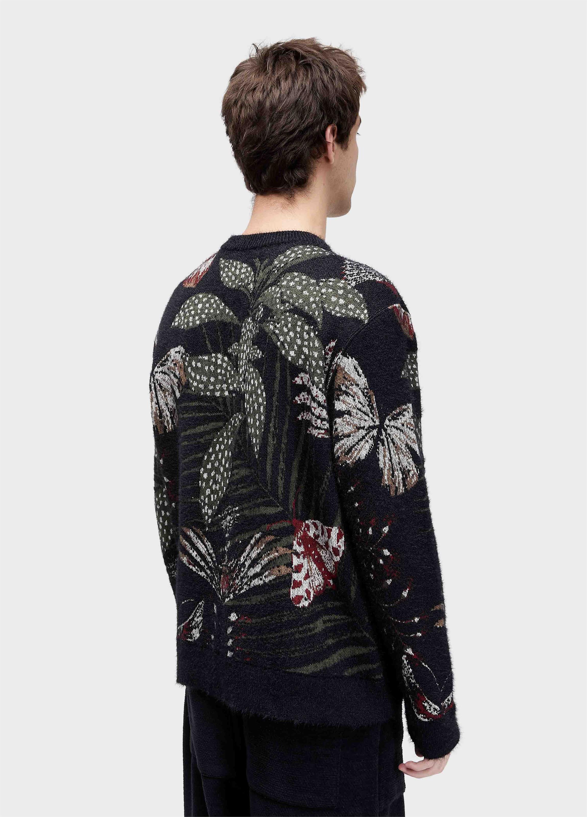 SWEATER JACQUARD BOTANIQUE