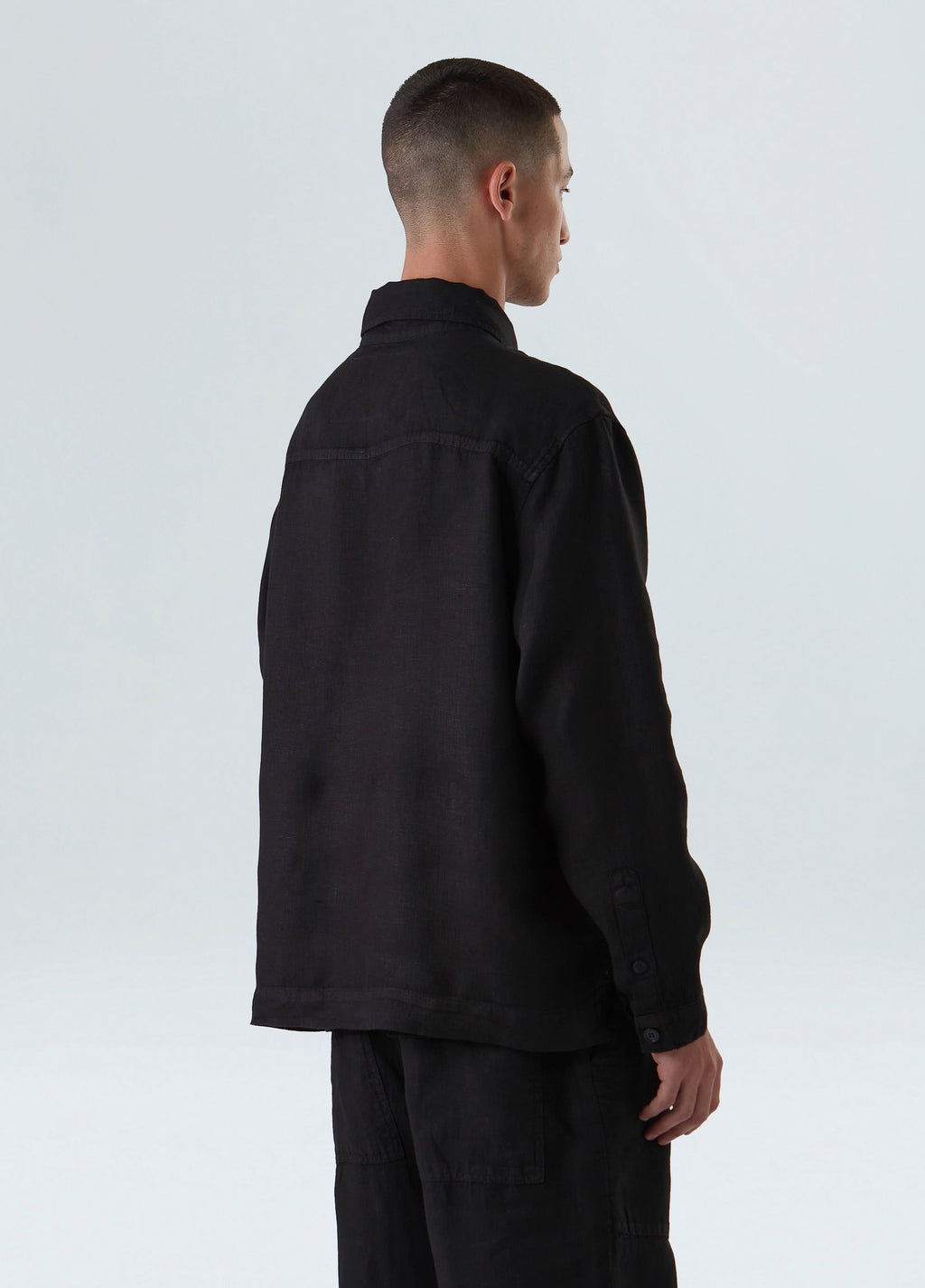 OVESHIRT LINEN BOLD PRETO